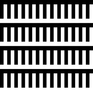 Monochrome background with serrated like pattern. Abstract vector art. Illustrazione stock