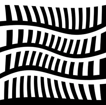 Monochrome background with serrated like pattern. Abstract vector art. Illustrazione stock