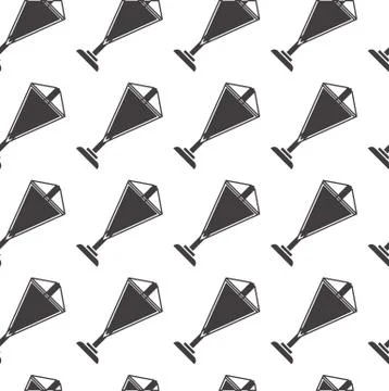 Monochrome background for triangular pennants Illustrazione stock