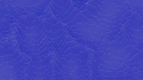 Monochrome Blue Abstract Animation with Undulating Waves Geometric Patterns Stock Footage 313488760