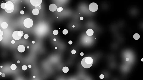 Monochrome bokeh circles on blurred background, Bokeh and sparkles abstract.. Stock Footage 329199701