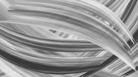 Monochrome brushstroke background on a seamless loop Stock Footage 304690199
