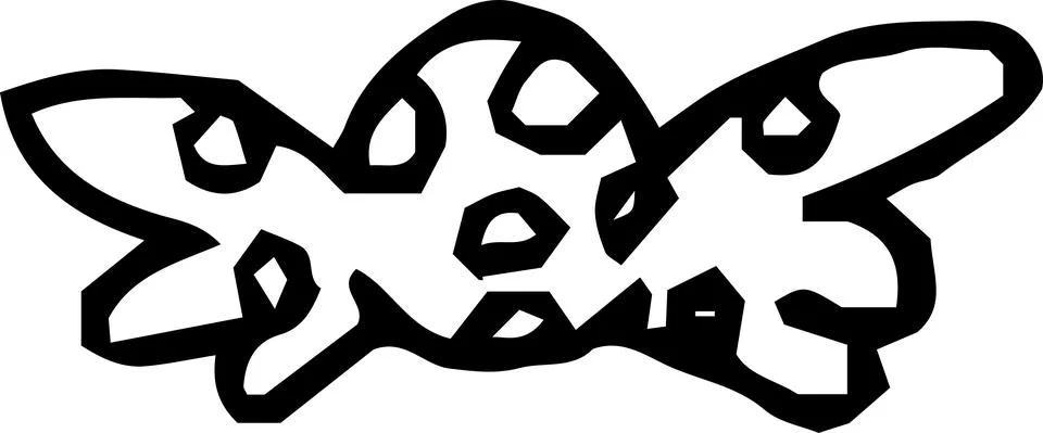 Monochrome Candy wrapper scribbles drawn by children set Stock Illustration