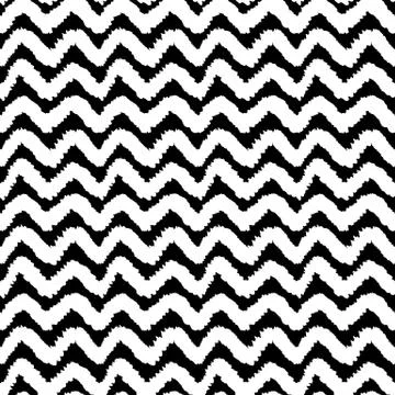 Monochrome chevron seamless pattern. Stock Illustration