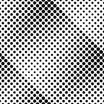 Monochrome circle pattern background design - abstract vector graphic Stock Illustration