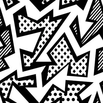 Monochrome cloth seamless pattern Illustrazione stock