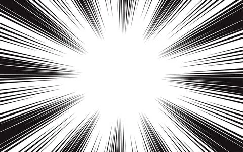 Monochrome comic book explosion vector background Stock Illustration