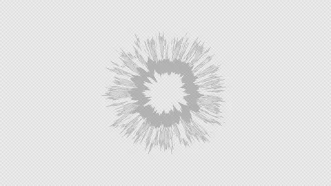 Monochrome Comic Style Speed Burst Effect Stock Footage 329427918