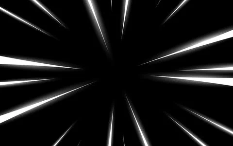 Monochrome concentrated line. Vector flat illustration. 库存插图