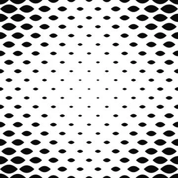 Monochrome curved shape pattern background Stock Illustration