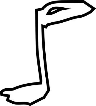 Monochrome Cute musical note scribbles drawn by children 스톡 일러스트