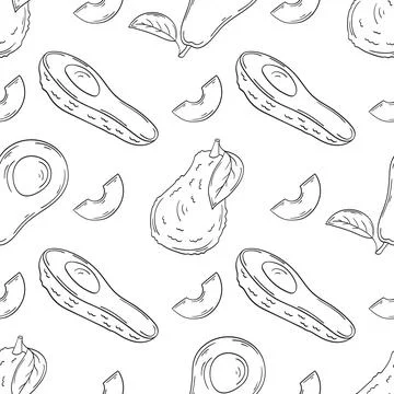 Monochrome cute pattern. Pattern for textiles in hand draw style Illustrazione stock
