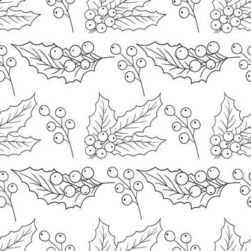Monochrome cute pattern. Pattern for textiles in hand draw style Stock Illustration