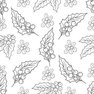 Monochrome cute pattern. Pattern for textiles in hand draw style Illustrazione stock