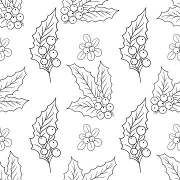 Monochrome cute pattern. Pattern for textiles in hand draw style Stock Illustration