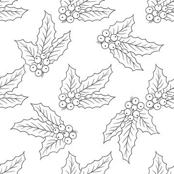 Monochrome cute pattern. Pattern for textiles in hand draw style Stock Illustration