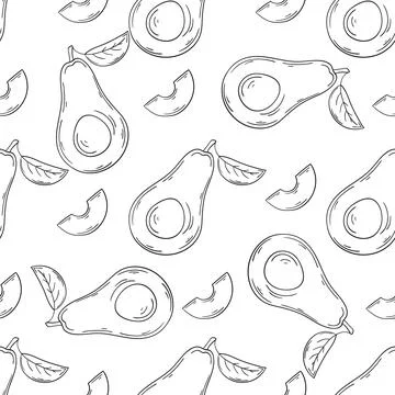 Monochrome cute pattern. Pattern for textiles in hand draw style Illustrazione stock