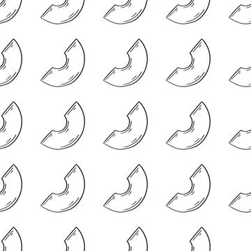 Monochrome cute pattern. Pattern for textiles in hand draw style Illustrazione stock