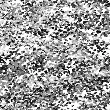 Monochrome Dense Painted Speckle Texture Background Stock Illustration