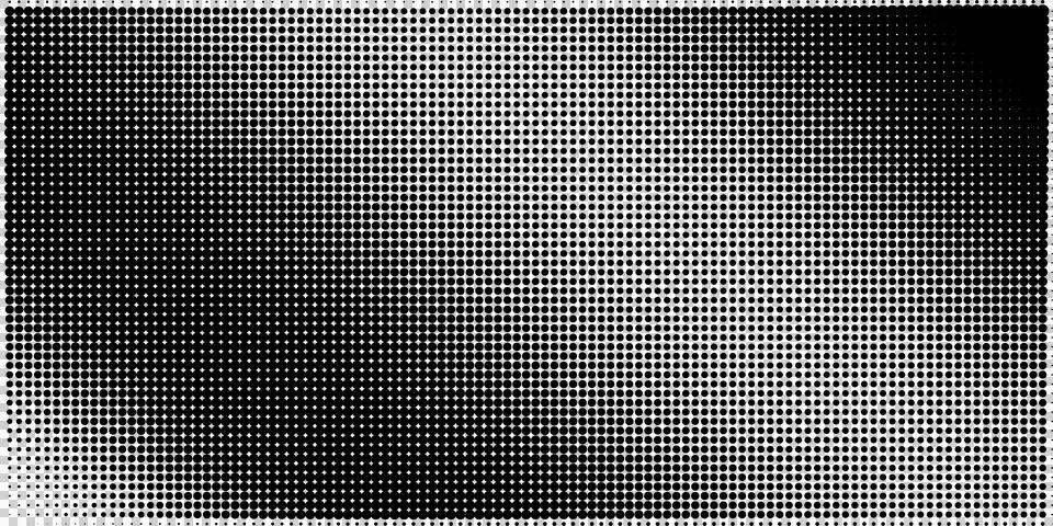 Monochrome Diagonal Halftone Pattern with Wave Effect 库存插图