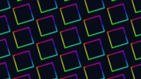 Monochrome diamond pattern with rainbow lines versatile design element for Stock Footage 316797365
