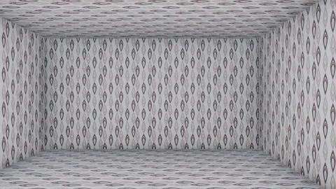 Monochrome Diamond Pattern Room Video stock 323268205