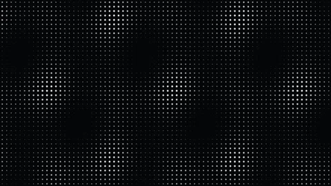 Monochrome digital dot grid halftone pattern background Video stock 335934246