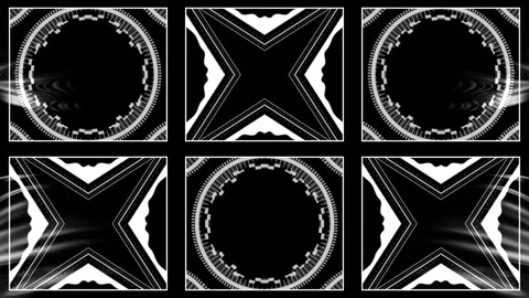 Monochrome Disco Backgrounds for After Effects After Effects stock