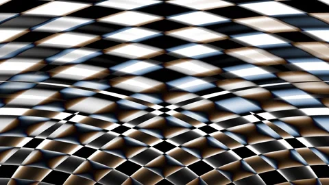 Monochrome Double Radial Concentric Waves Expanding Stock Footage 335557768