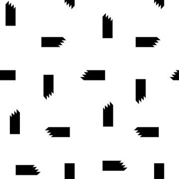 Monochrome elegant pattern. Seamless texture for fabric. Black and white colors Stock Illustration