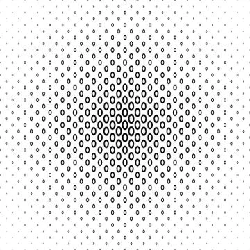 Monochrome ellipse ring pattern background design Stockillustratie