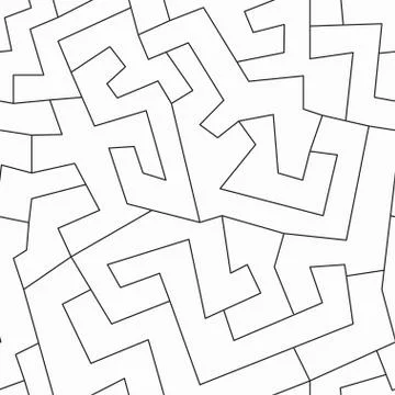 Monochrome ethnic seamless pattern Stock Illustration