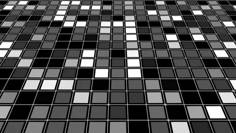 Monochrome Field Of Squares Stock Footage 201324930