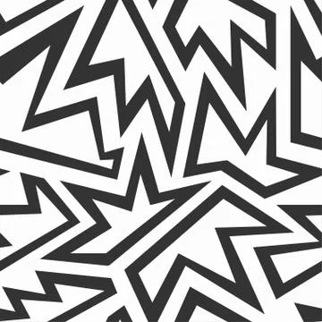 Monochrome foliage seamless pattern Stock Illustration