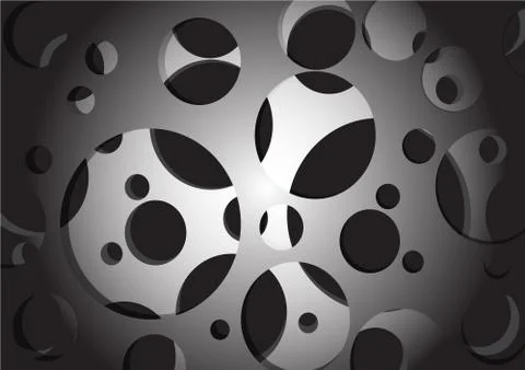 Monochrome geometric abstract background Stock-Illustration