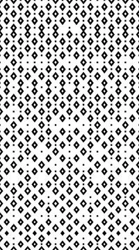 Monochrome geometric diamond vector seamless repeat grid art. Illustrazione stock