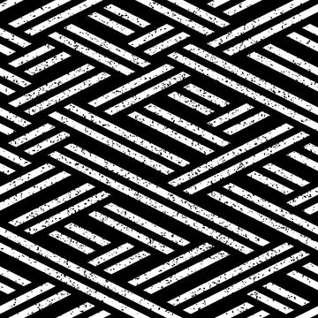 Monochrome geometric pattern 14 9756 Stockillustratie