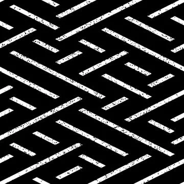 Monochrome geometric pattern 4204 Illustrazione stock