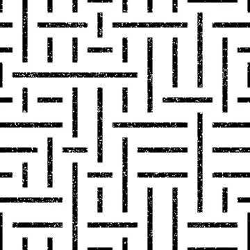 Monochrome geometric pattern 4808 Illustrazione stock