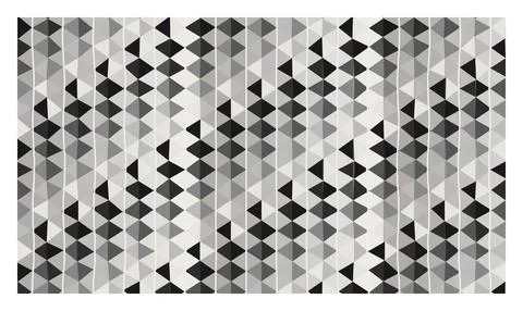 Monochrome geometric pattern with diamond and triangle shapes in various gr.. 스톡 일러스트