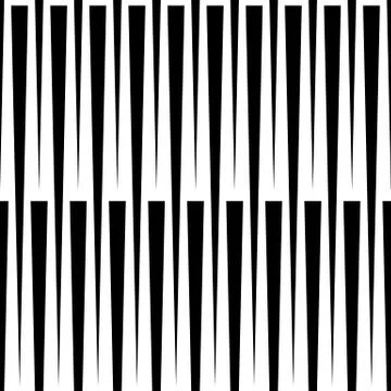 Monochrome geometric pattern with lines. Seamlessly repeatable. Illustrazione stock