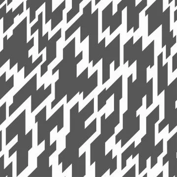 Monochrome geometric seamless pattern Stock Illustration