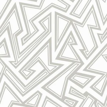Monochrome geometric seamless pattern Stock Illustration