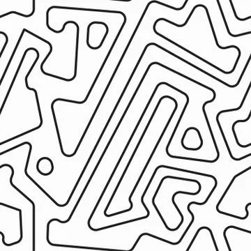 Monochrome geometric. Seamless pattern. Stock Illustration