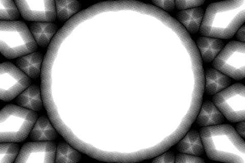 Monochrome Geometric Stone Texture Circular Frame Abstract Background with .. 스톡 일러스트