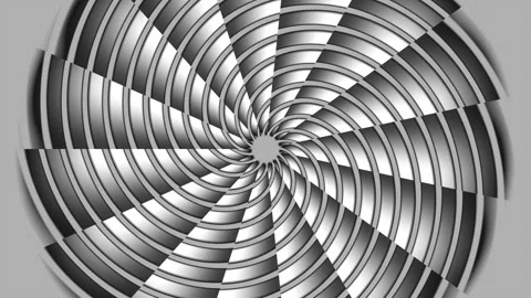 Monochrome Geometric Whirlpool Background Stock Footage 341838603