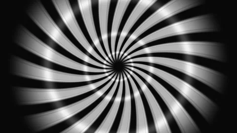 Monochrome Geometric Whirlpool Background Stock Footage 341850758
