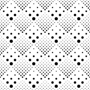 Monochrome geometrical abstract circle pattern background design Stock Illustration
