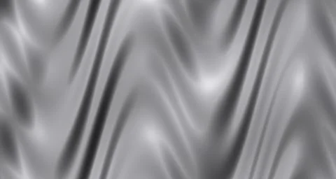 Monochrome glossy fabric wave surface against dark backdrop Stock Illustration