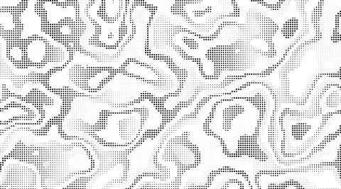 Monochrome gradient halftone dots background. Vector illustration. Big wave Stock Illustration